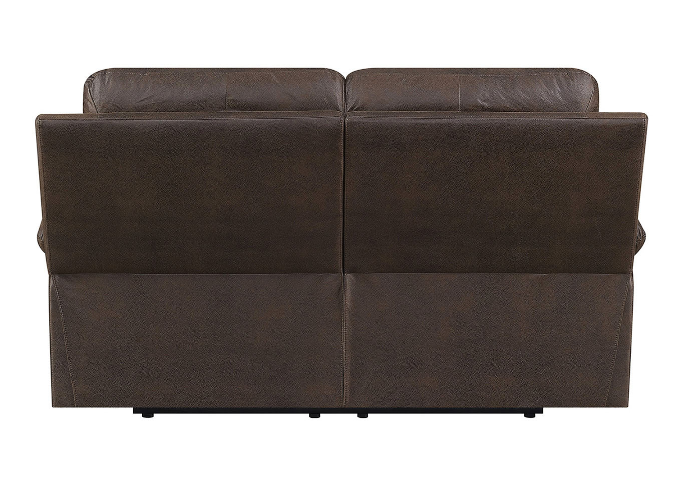 Barbara Chocolate Manual Motion Loveseat,Taba Home Furnishings